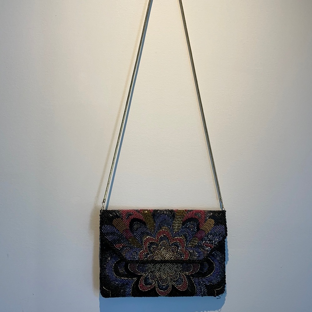 Vintage Beaded Clutch